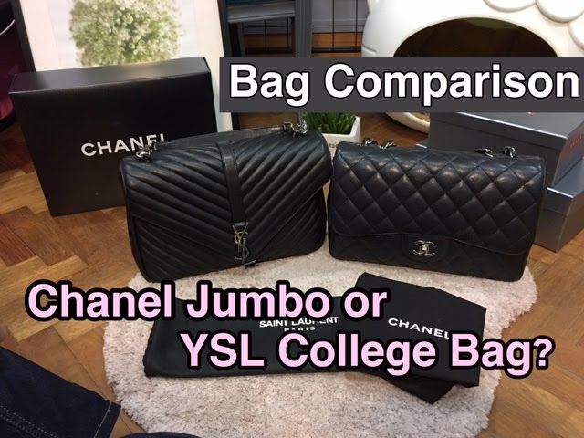 CHANEL JUMBO VS YSL LARGE ENVELOPE BAG 