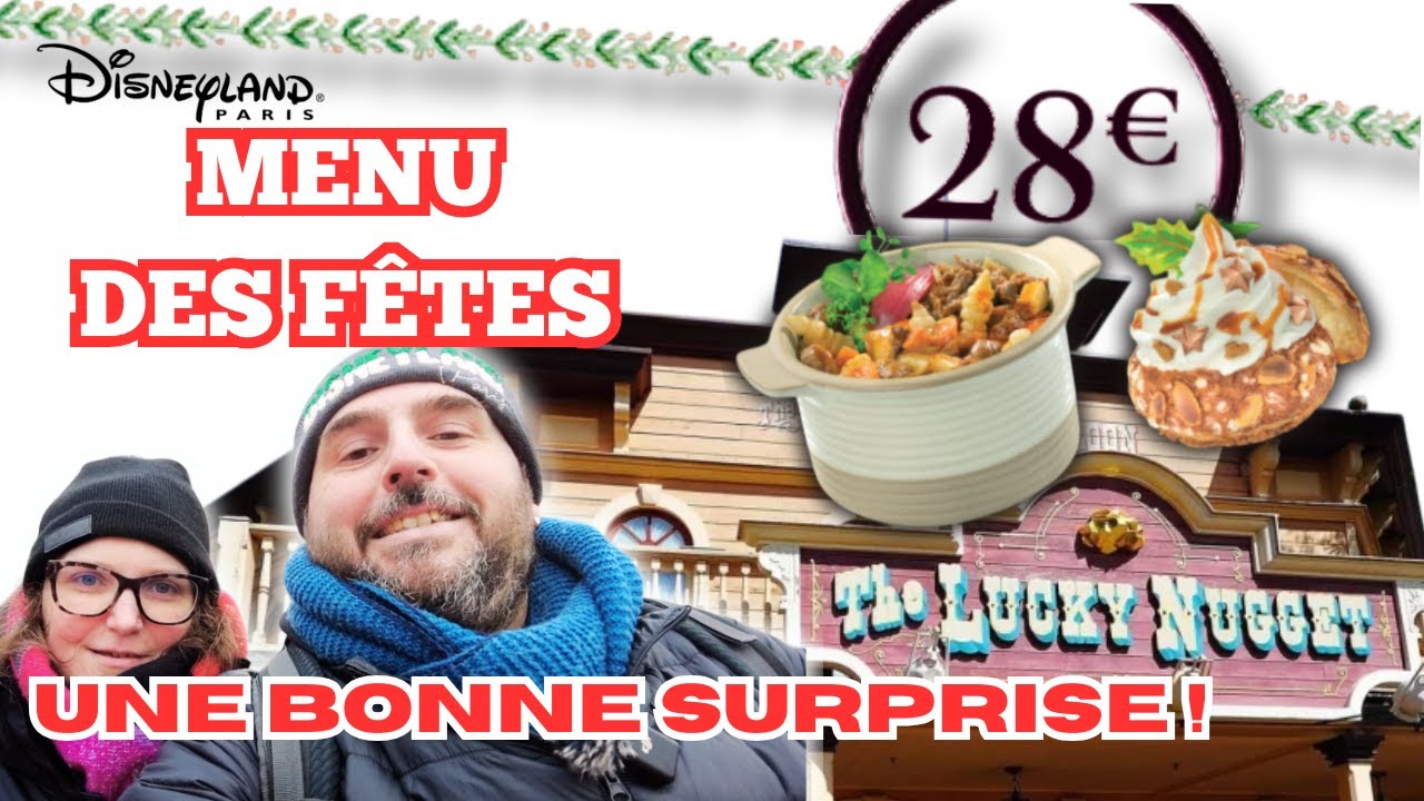 On a Testé le Menu de Noël du Lucky Nuggets – Disneyland Paris