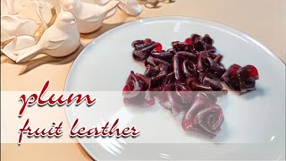 easy homemade plum leather  لواشک خانگی خوشمزه fruit roll-ups