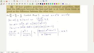 Hall & Knight Higher Algebra Chap-2 Prob - 22