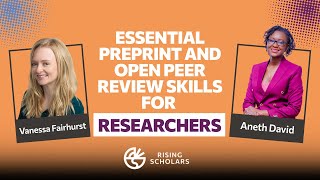 Essential preprint and open peer review skills for researchers