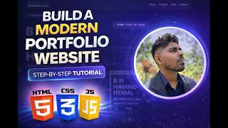 How to Build a Modern Portfolio Website 2026 🔥 | HTML CSS JS Full Tutorial