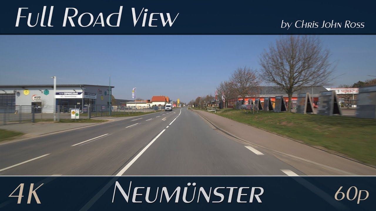 Neumünster, Germany: Gadeland, Brachenfeld-Ruthenberg - Boostedter Straße - 4K (UHD/2160p/60p)