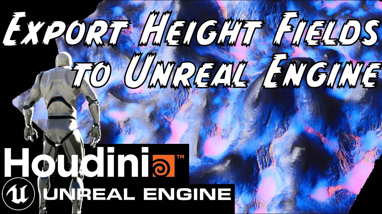 Export Height Fields to Unreal Engine from Houdini using HDA - YouTube