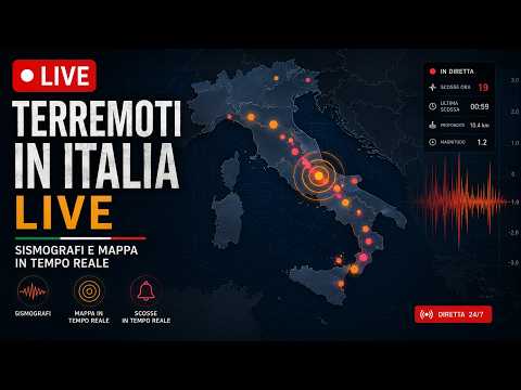 Video M3.4 Tirreno Meridionale [Mare] — 8 scosse in 8 ore | Mappa sismica italiana, 31 ago 2026