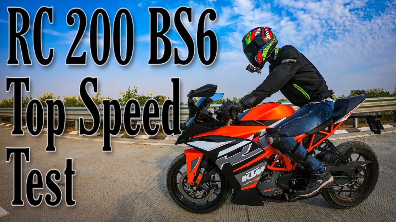 RC 200 Top Speed | KTM RC 200 BS6 | Akshay Gayakwad