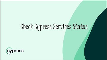 Monitoring Services: How to Check Cypress Services Status for Reliable Testing! #Cypress