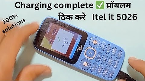 itel 5026 charging complete problem and charging is showing but not increasing fix the problem ✅