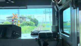 JR East Mito Line Set K482 Ride from Iwase Station to Yamato Station