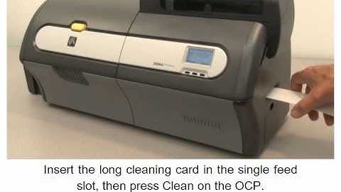 ZXP 7 Clean Card Path