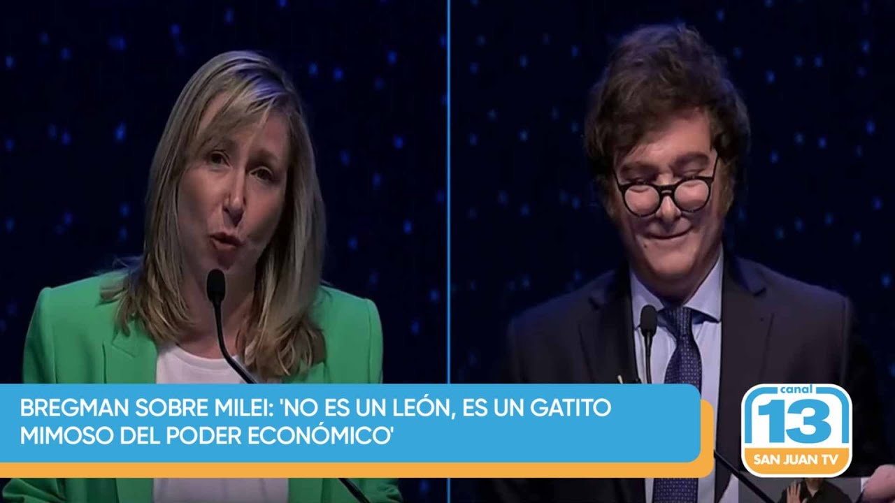 Bregman sobre Milei: 'No es un león, es un gatito mimoso del poder ...
