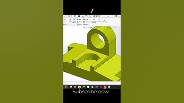 Part design in #solidworks #3d #youtube #reels #design #drawing #engineering #autocad