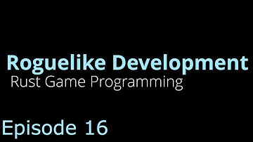 My Own Roguelike in Rust - Creating Corridors