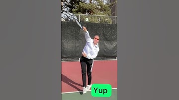 Correct finish for your #tennisserve #tennistechnique #tennis LINK to FULL VIDEO below #shorts