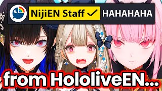 Calli And Nerissa Joins Reimus Stream And Made All Nijien Staff Laugh Hololive En Nijisanji En