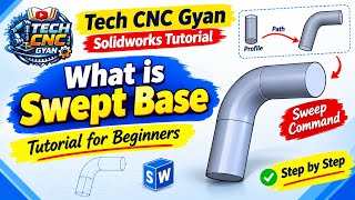 Details What is Swept Base in SolidWorks | Complete Sweep Tutorial for Beginners |#solidworkstutorial #cad News
