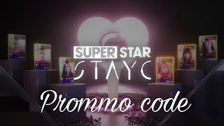 1st prommo code on SuperStar Stayc✰ | My 1st game video | XLARS