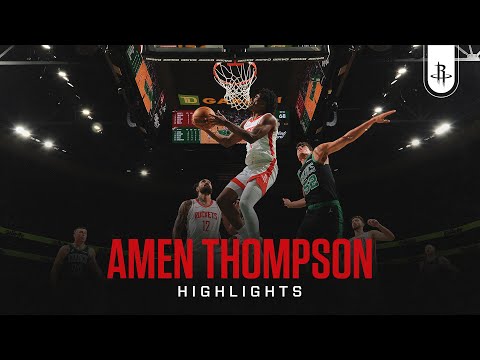 Amen Thompson (17 points) Highlights vs. Boston Celtics