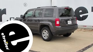 Trailer Hitch Installation - 2016 Jeep Patriot - Curt - etrailer.com Trailer Hitch Installation - 2016 Jeep Patriot - Curt - etrailer.com