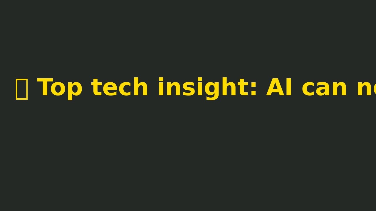 Top tech insight: AI can now compose music like a human.