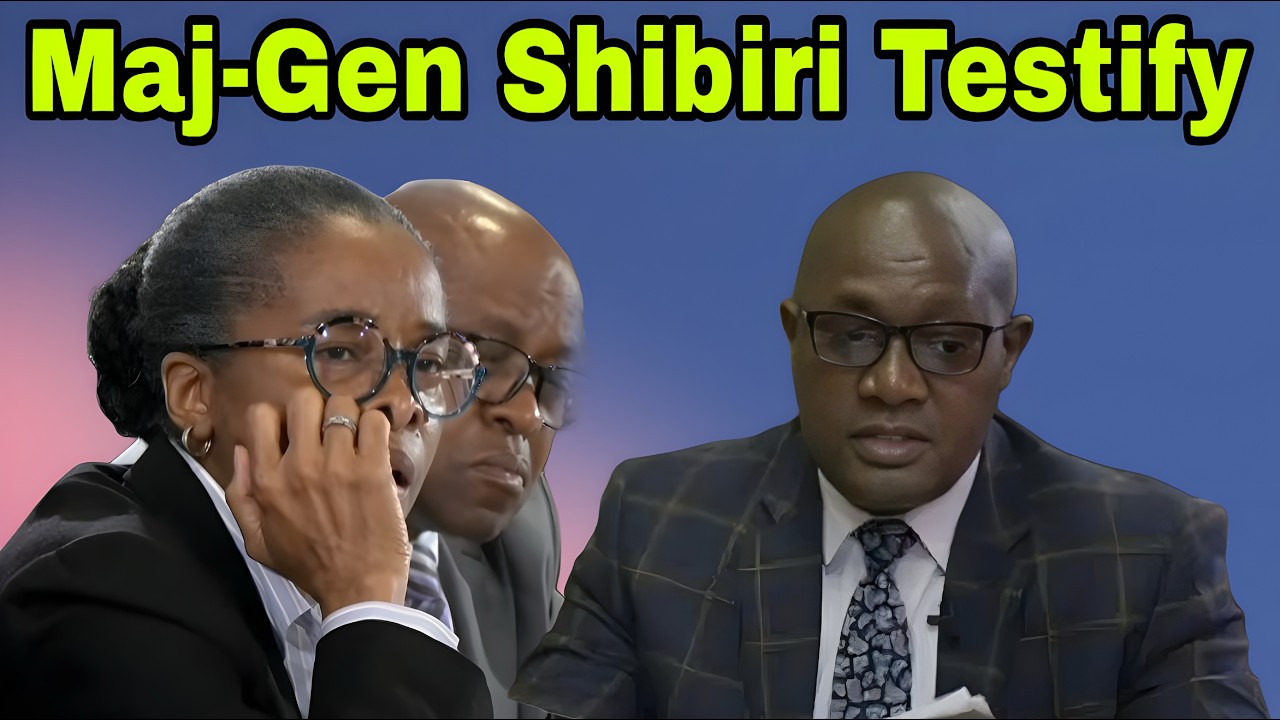 Madlanga Commission of Inquiry. Maj-General Richard Shibiri testifies.