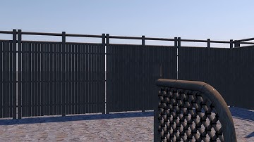 Arbour and Fences - Cinema 4D