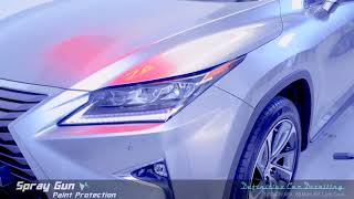 Lexus RX350 Atomic Silver Definitive Sydney Spray Gun 4 Layers Gloss Enhancement Paint Protection Tr