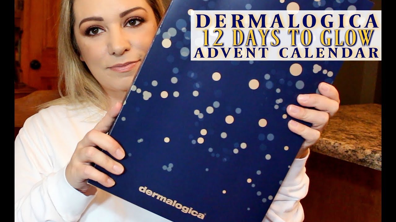 DERMALOGICA 12 Days to Glow Advent Calendar Unboxing YouTube