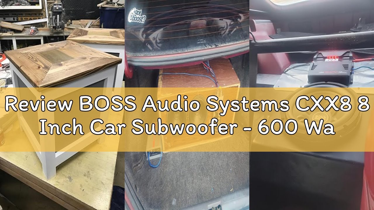 Review BOSS Audio Systems CXX8 8 Inch Car Subwoofer - 600 Watts