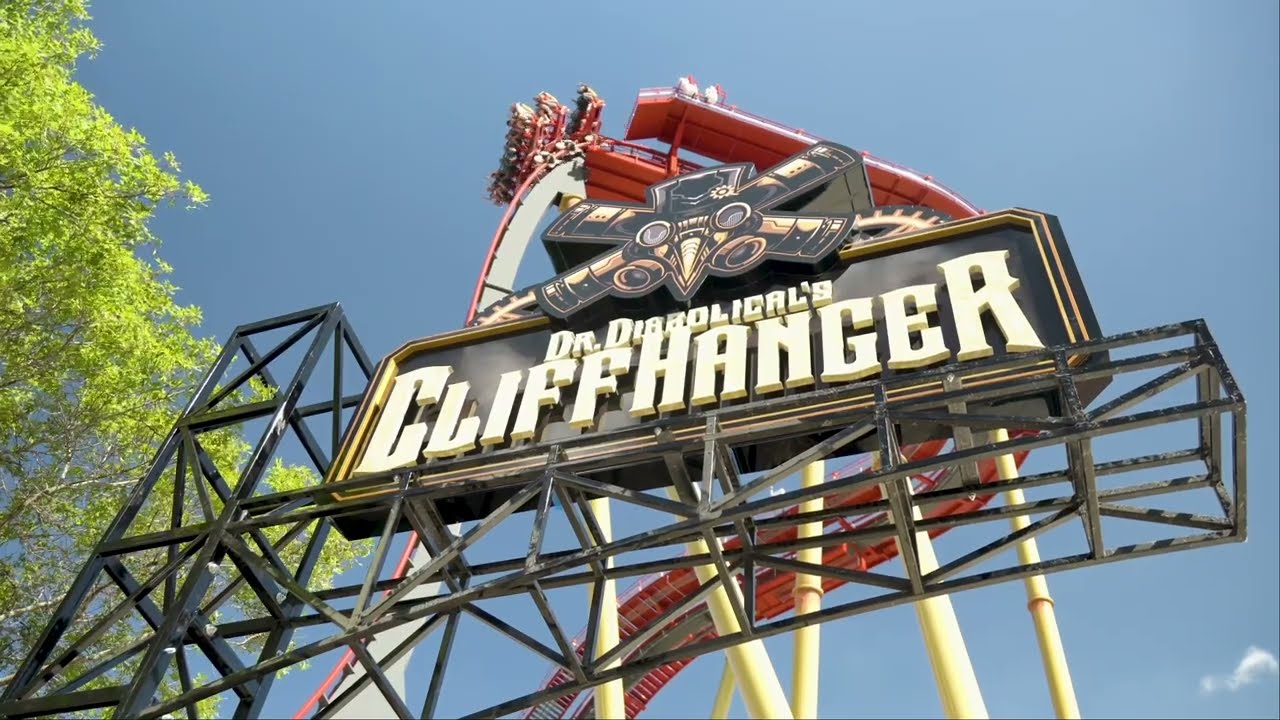 Dr. Diabolical's Cliffhanger OPENING DAY at Six Flags Fiesta Texas (7/30/22)