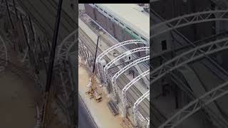 Ikeja Train Station Construction Progress (January 2023) Lagos Metro #creativitydecoded  #shorts screenshot 3