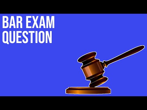 Could You Pass The Bar? | Bar Exam Question! | LATEST IN THE LAW
