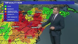 Wildfires continue to cause poor air quality in Connecticut