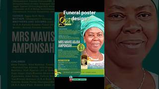 Master Photoshop with this Elegant Funeral Poster Design #photoshoptips