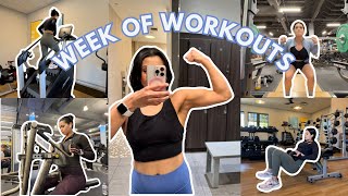 WEEK OF WORKOUTS | My 5-Day Beginner Workout Split