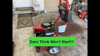 Pressure Washer Won't Start  How to remove and replace a carb on a Troy Bilt Pressure Washer!