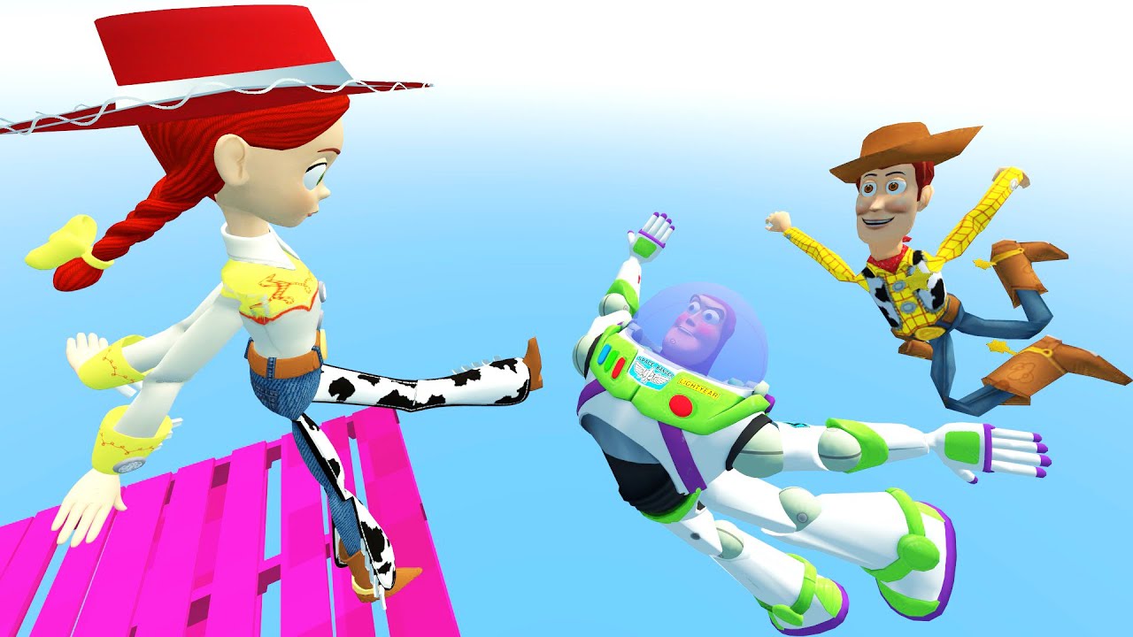 Gmod Ragdolls [Woody, Buzz, Jessie from Toy Story] vol.36