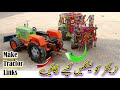 How to make mini tractor links      
