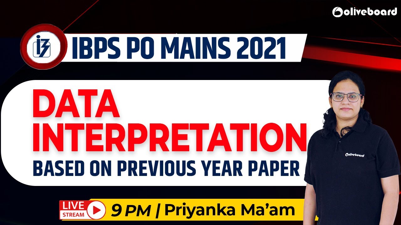 IBPS PO Mains DI 2021 | Data Interpretation | Based on Previous Year ...