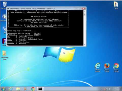 How to download and use Junkware Removal Tool (JRT) to remove malware, adware and browser hijackers