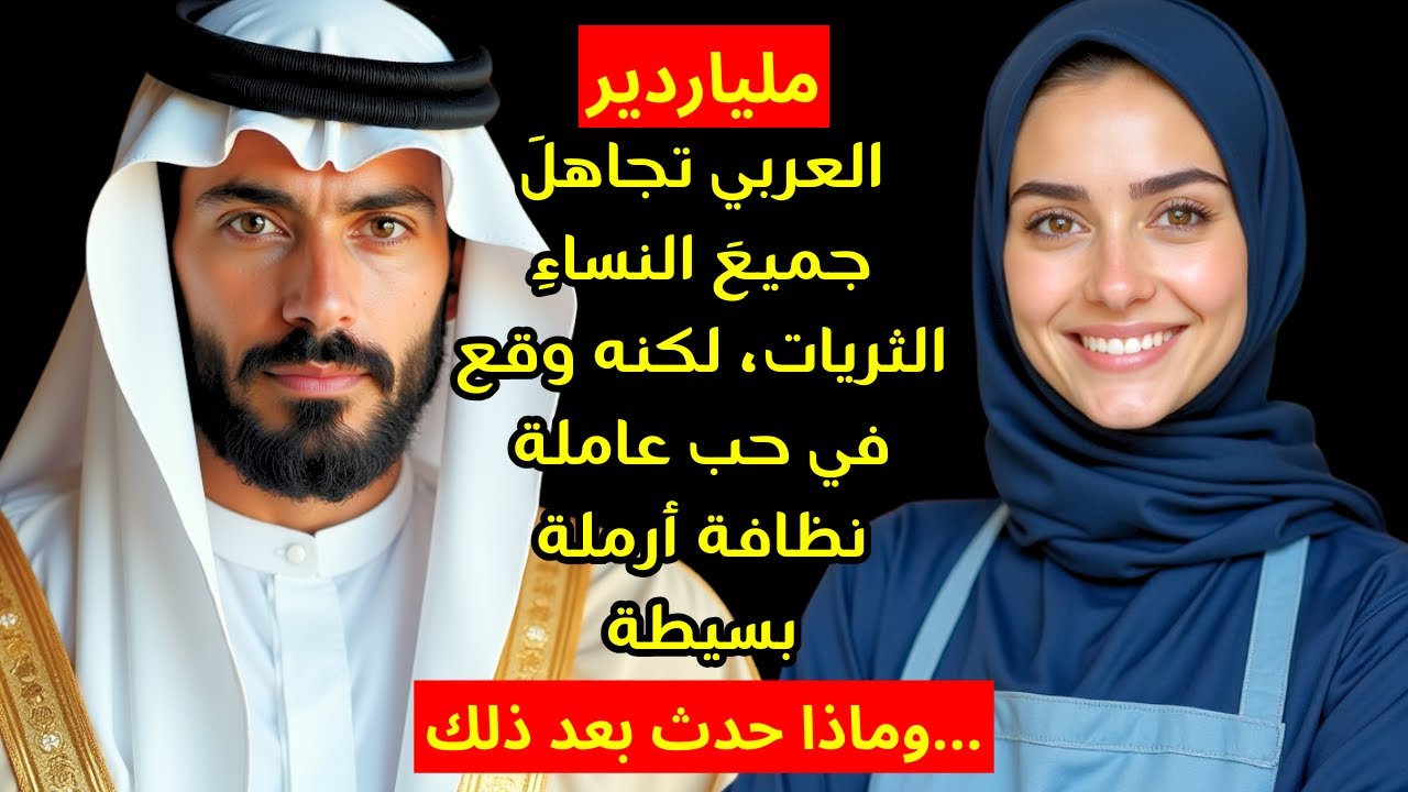 تجاهل الملياردير العربي كل النساء الثريات، لكنه وقع في حب عاملة نظافة أرملة بسيطة...