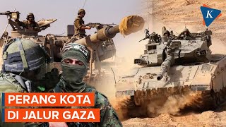 Pertempuran Jarak Dekat Antara Israel dan Hamas di Kota Gaza