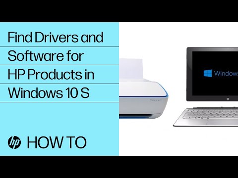 Find Drivers and Software for HP Products in Windows 10 S | HP Computers | HP Support