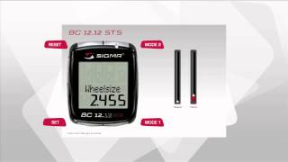 Buitenshuis Banket Blazen SIGMA SPORT // BC 12.12/STS // Settings (EN) - YouTube