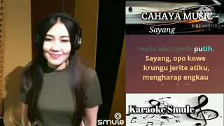Sayang | Karaoke Smule Dangdut
