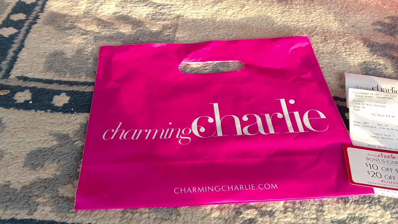 Charming Charlie Haul: FREEBIES with the $10/10 coupon! - YouTube