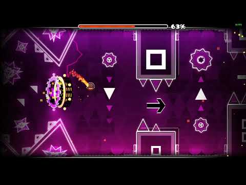 [18,000*] Just Processing [Easy Demon] by JustBasic (3 Coins) - Geometry Dash [Demon n°205]