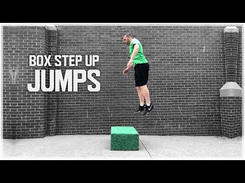 Explosive Step Up | Plyometric Single Leg Box Jump (Sprint Faster & Jump Higher)