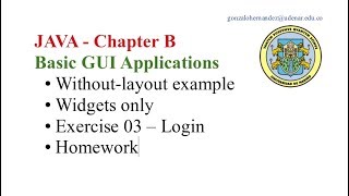 Java B03 - Without Layout