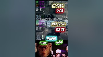 GT 1030 vs RTX 5090 🔥 | NVIDIA Then vs Now Evolution 🚀 #GT1030 #RTX5090